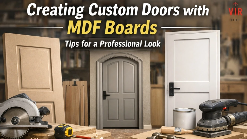 Custom Door with MDF Board