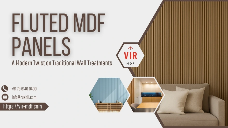 Modern Fluted MDF Panels